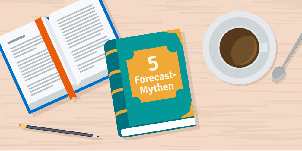 5 Forecasting-Mythen, auf die Du nicht hereinfallen solltest