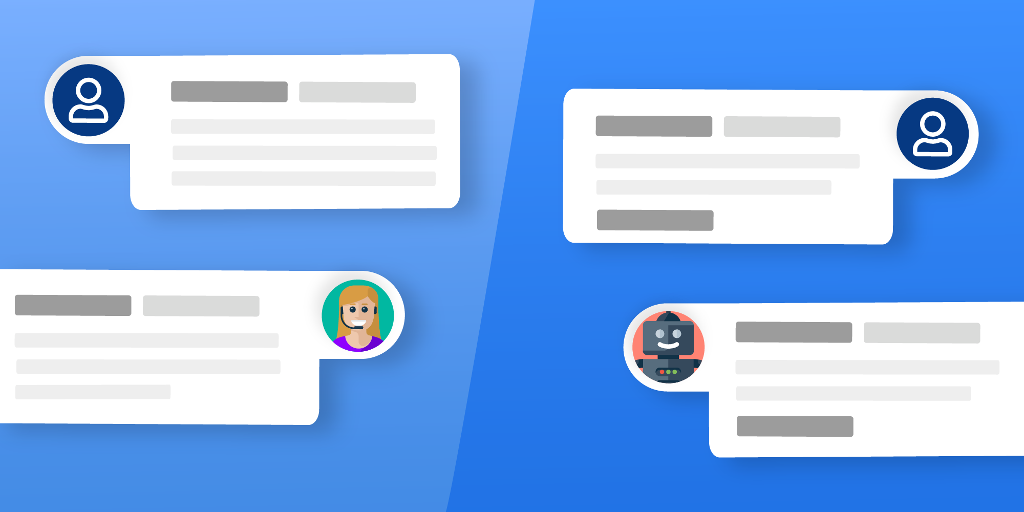 Human Agents vs. Chatbots: How to Best Integrate the Skill Sets of Both in Your Contact Center